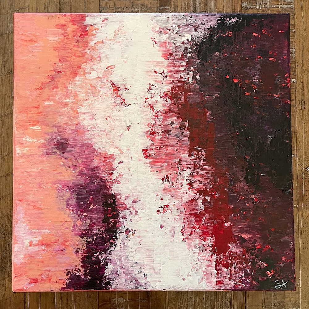 Acrylic Abstract Painting on Canvas